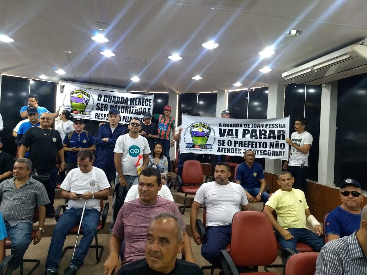 Guardas municipais de João Pessoa protestam por melhorias salariais e ameaçam paralisação