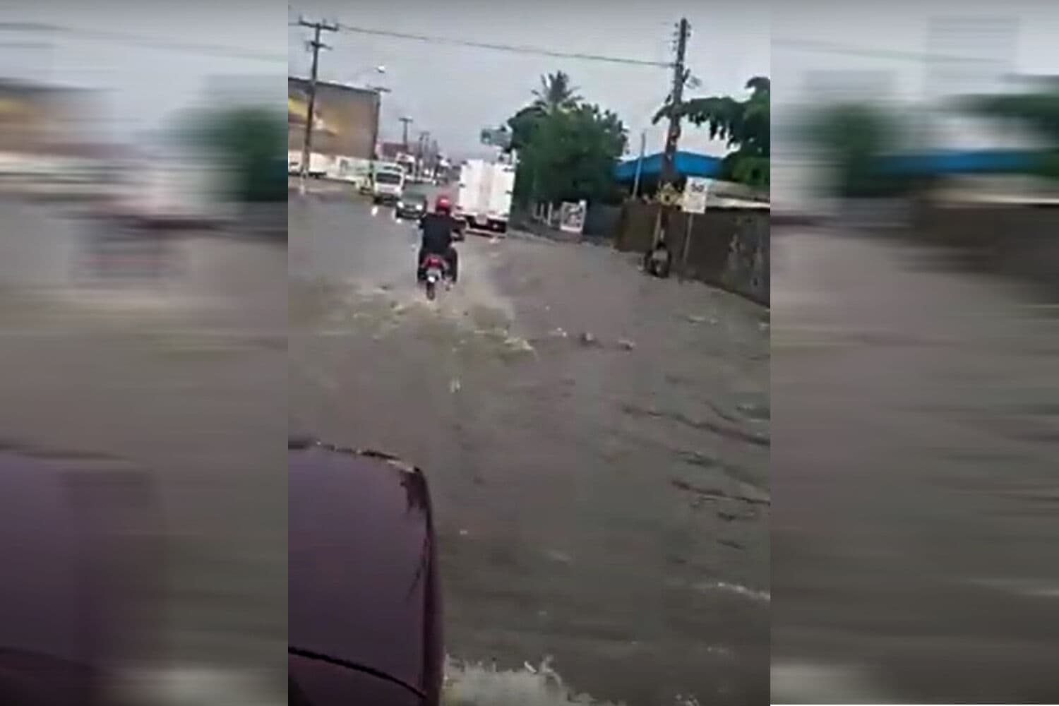 Temporal inunda ruas de Campina Grande em menos de duas horas