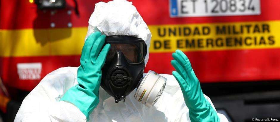 Espanha bate recorde diário de mortes por coronavírus, com 832 vítimas