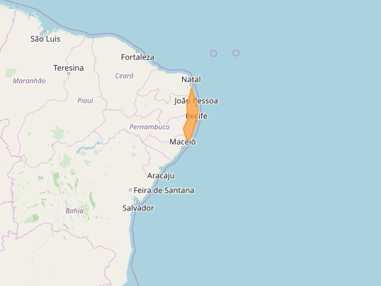 Inmet emite alerta de perigo por acumulado de chuva para 42 municípios paraibanos