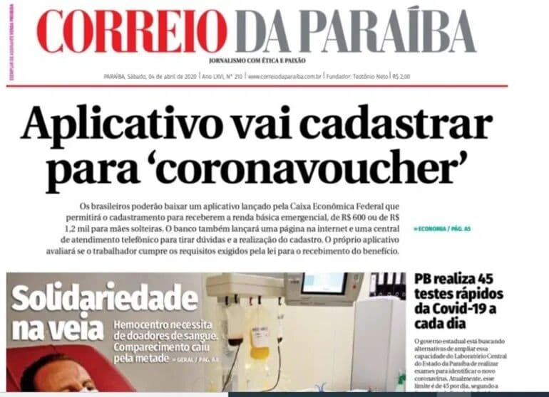 Última edição do Correio da Paraíba circula neste sábado, após 66 anos