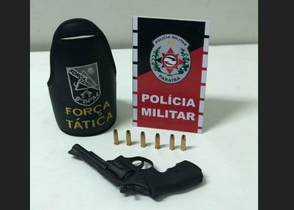 Polícia prende suspeito de porte ilegal de arma de fogo durante operação na Paraíba