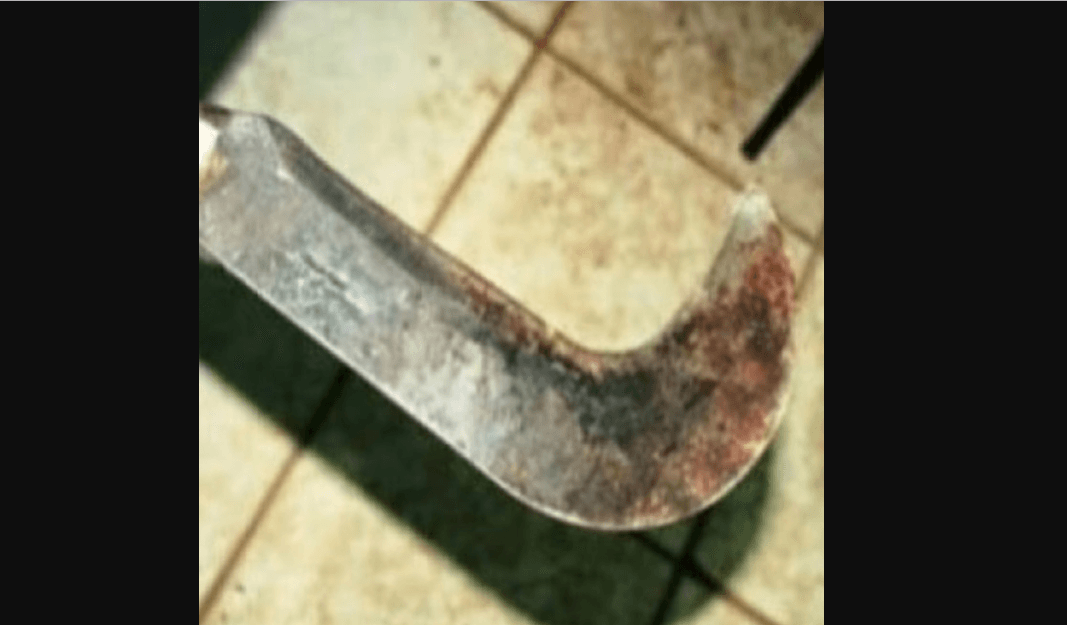 Homem é acusado de tentar matar o próprio pai com golpes de foice