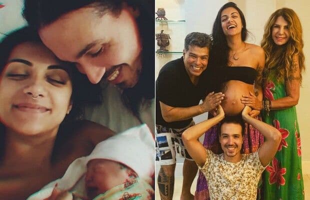 Elba Ramalho e Maurício Mattar celebram chegada da primeira neta