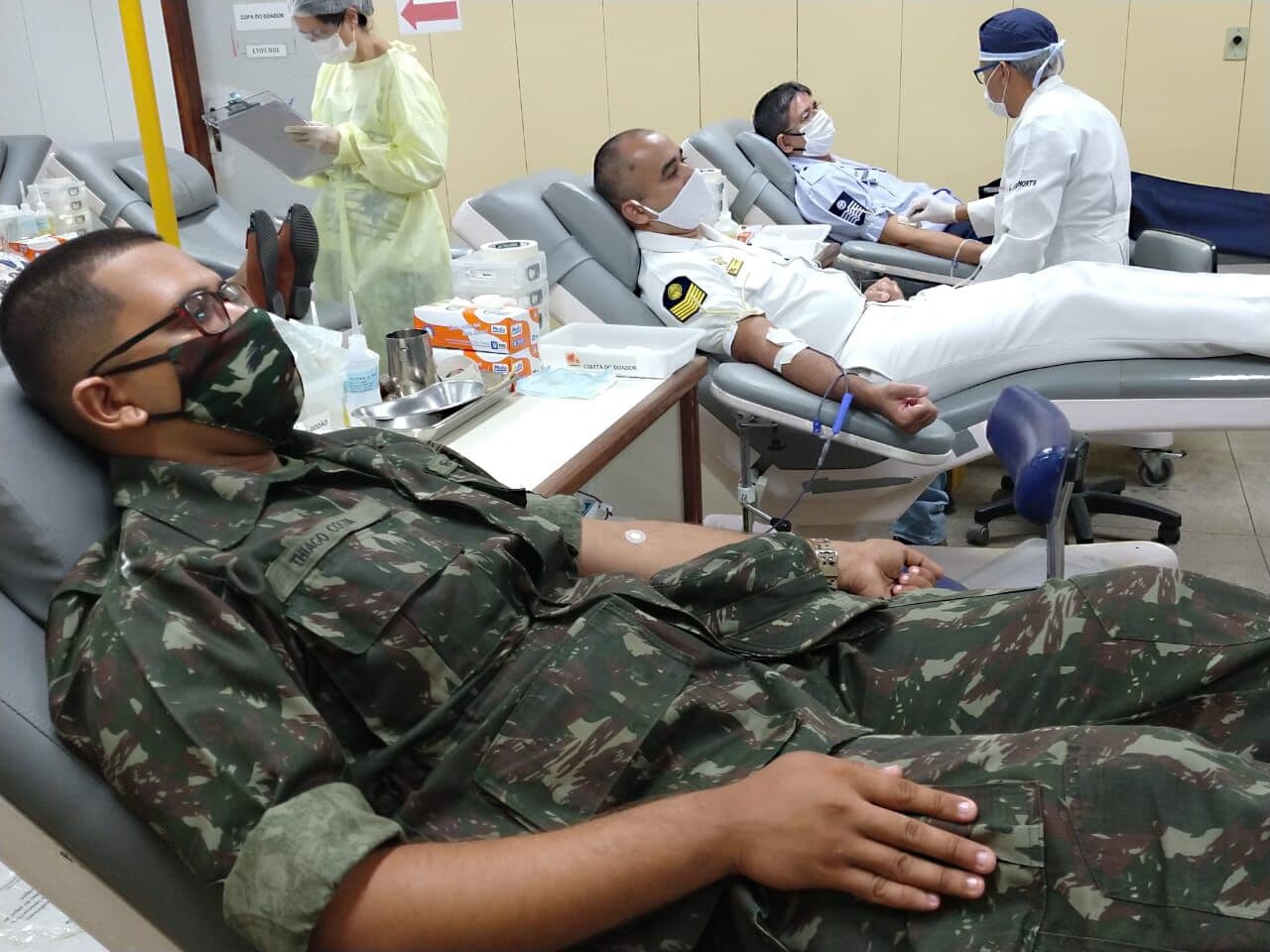 Forças Armadas realizam campanha de doação de sangue em João Pessoa nesta quinta