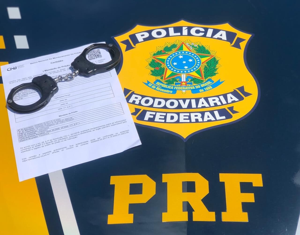 Foragido da justiça é preso pela PRF na Paraíba em barreira sanitária de enfrentamento ao Covid-19