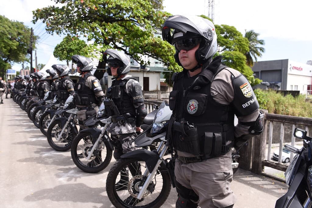 Em um ano, Batalhão de Policiamento com Motocicletas prende mais de 480 suspeitos de crimes e apreende 104 armas
