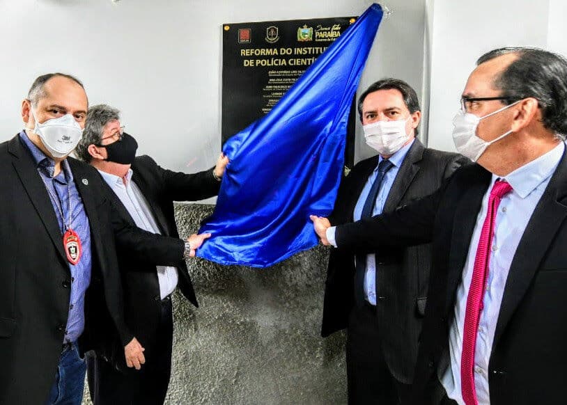 Governador entrega reforma do IPC de João Pessoa no dia de comemoração dos 39 anos da Polícia Civil​