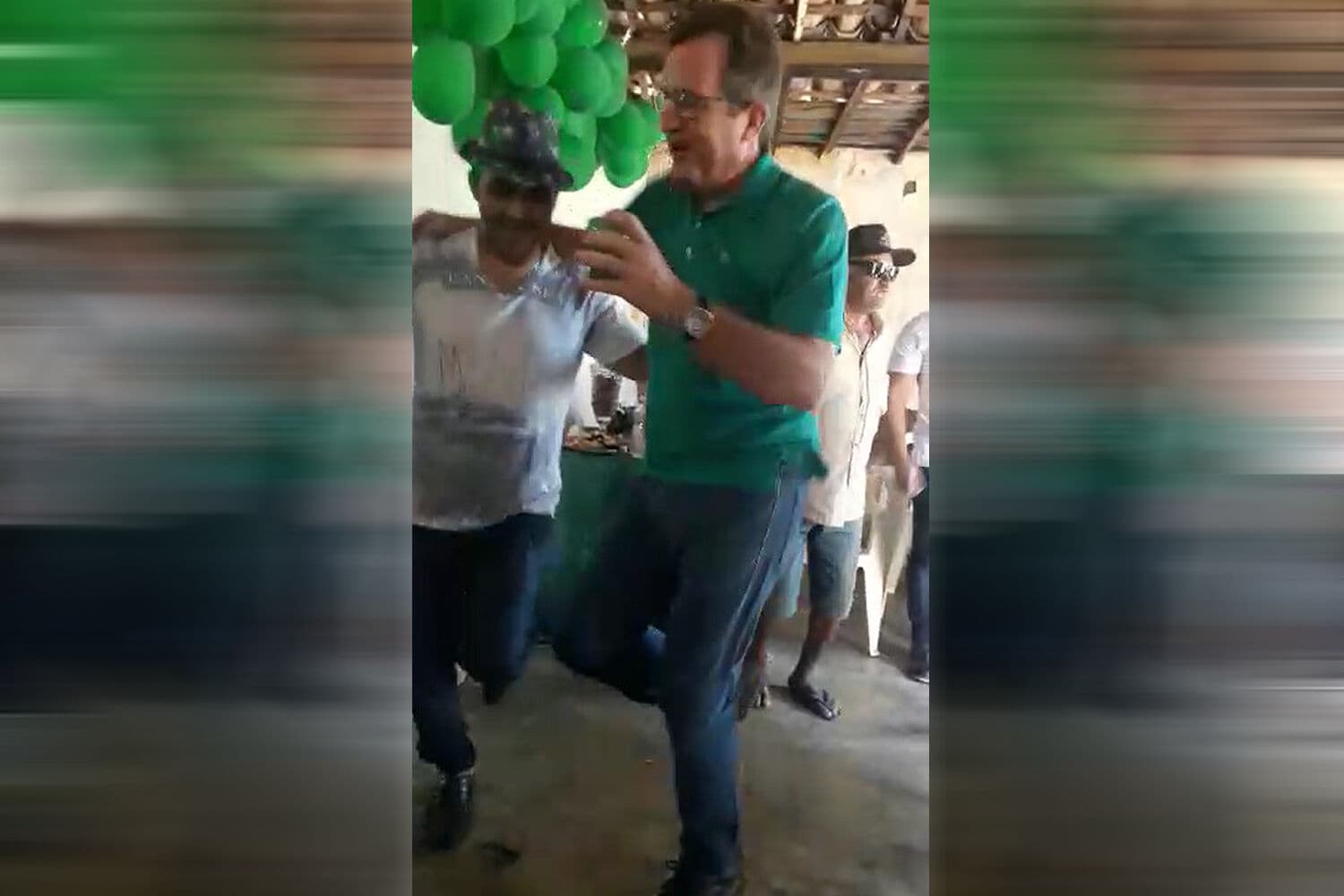 Prefeito de Sousa faz festa com aglomeração e dança com apoiadores e partidários