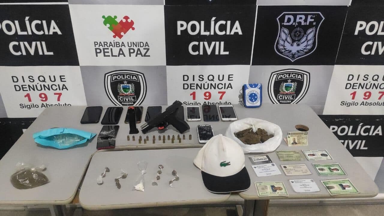Polícia Civil prende nove suspeitos de envolvimento em assaltos a bancos na Paraíba