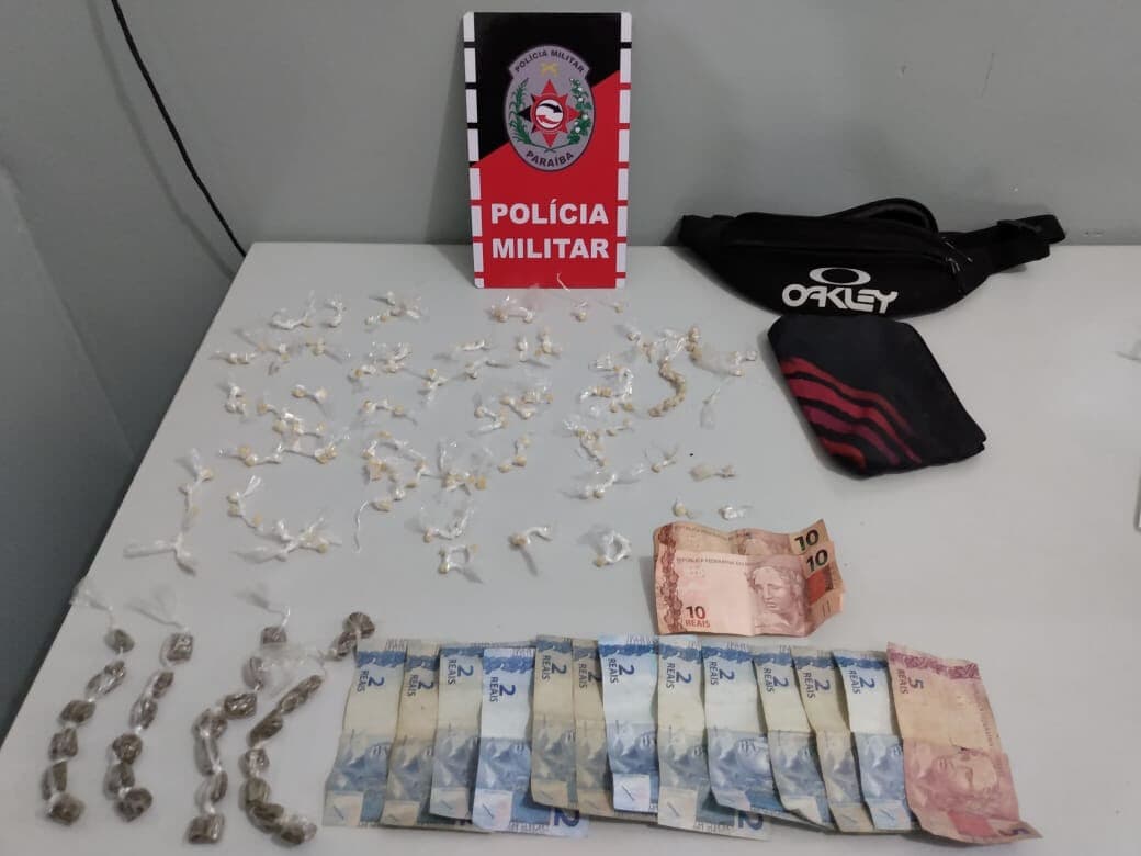 Adolescente de 16 anos é apreendido com 154 embalagens com drogas na Grande João Pessoa