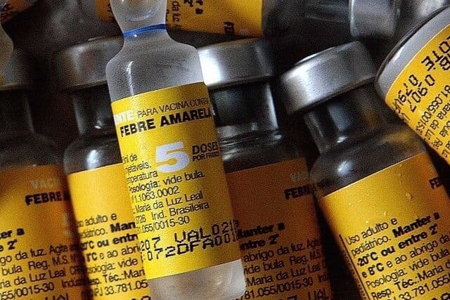 Novo boletim confirma 1.098 casos de febre amarela no país, com 340 mortes