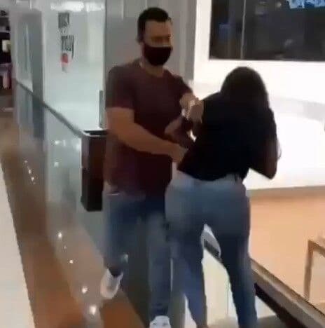 Cantora gospel é agredida pelo marido em shopping