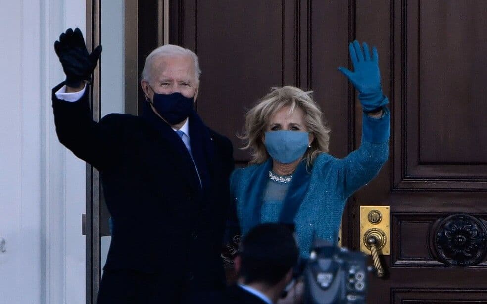 Joe Biden chega à Casa Branca após posse no Capitólio