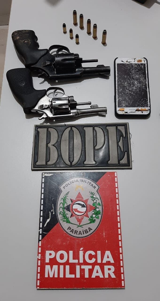 Dupla armada é presa após perseguição policial em Sousa