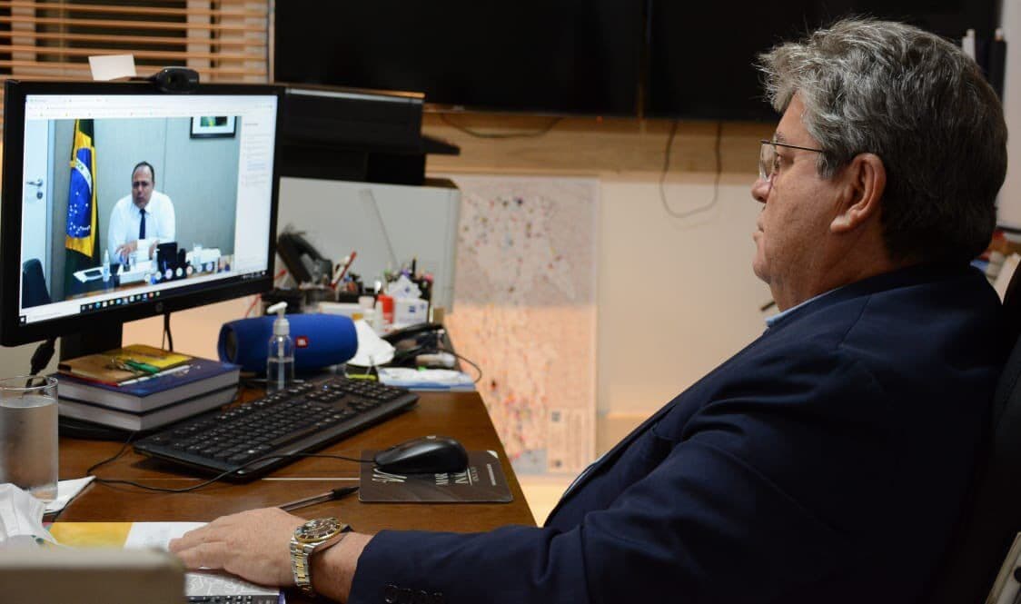 João Azevêdo e governadores do Nordeste negociam com Pazuello compra de 39 milhões de doses da vacina Sputnik V