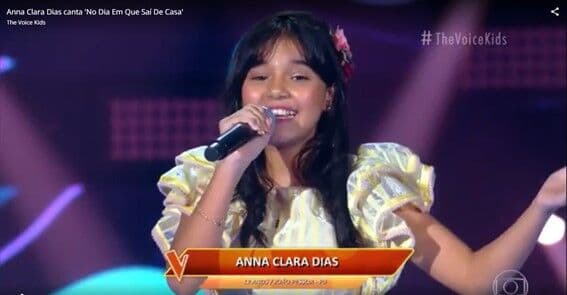 Paraibana passa na primeira etapa do The Voice Kids e escolhe Michel Teló como técnico