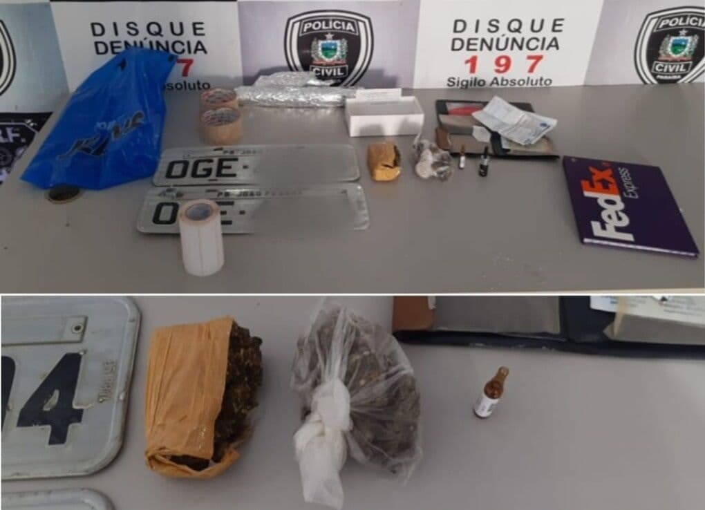 Homem é preso por se passar por motorista de aplicativo para entregar drogas em viagens na Paraíba