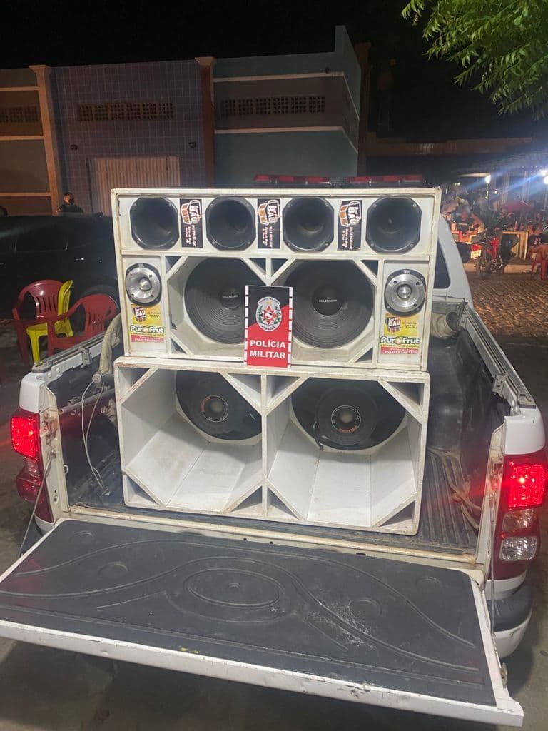 Polícia apreende som automotivo e proprietário é preso na Paraíba