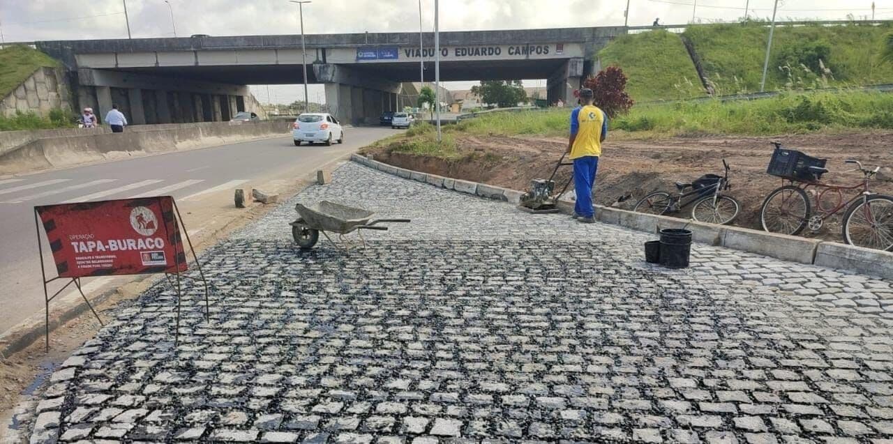 Prefeitura amplia alternativas de trânsito no entorno do Viaduto do Geisel em João Pessoa