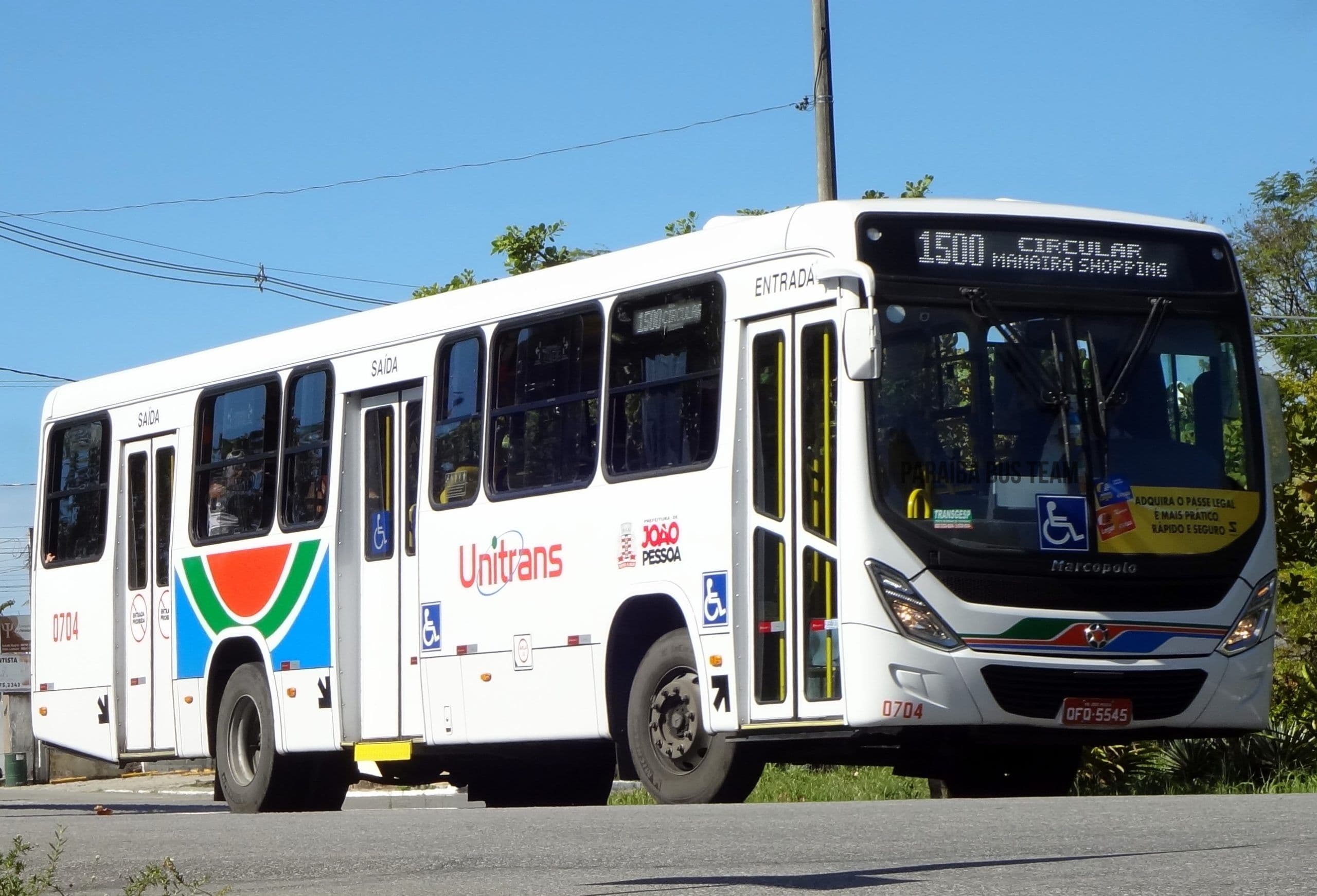 Apenas 30% da frota de ônibus vai circular durante feriadão em João Pessoa