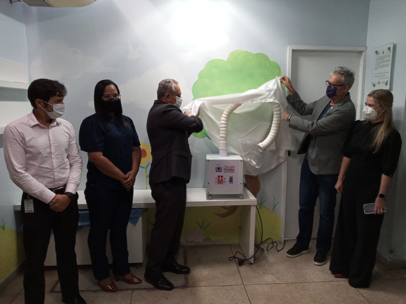 Hospital Universitário de João Pessoa recebe protótipo de purificador de ar que elimina 99.9% do vírus da Covid-19