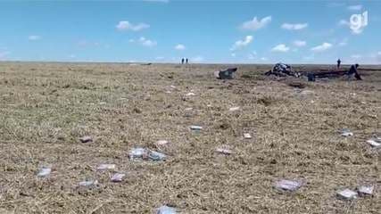 Helicóptero com 246 quilos de cocaína cai na região da fronteira com Paraguai