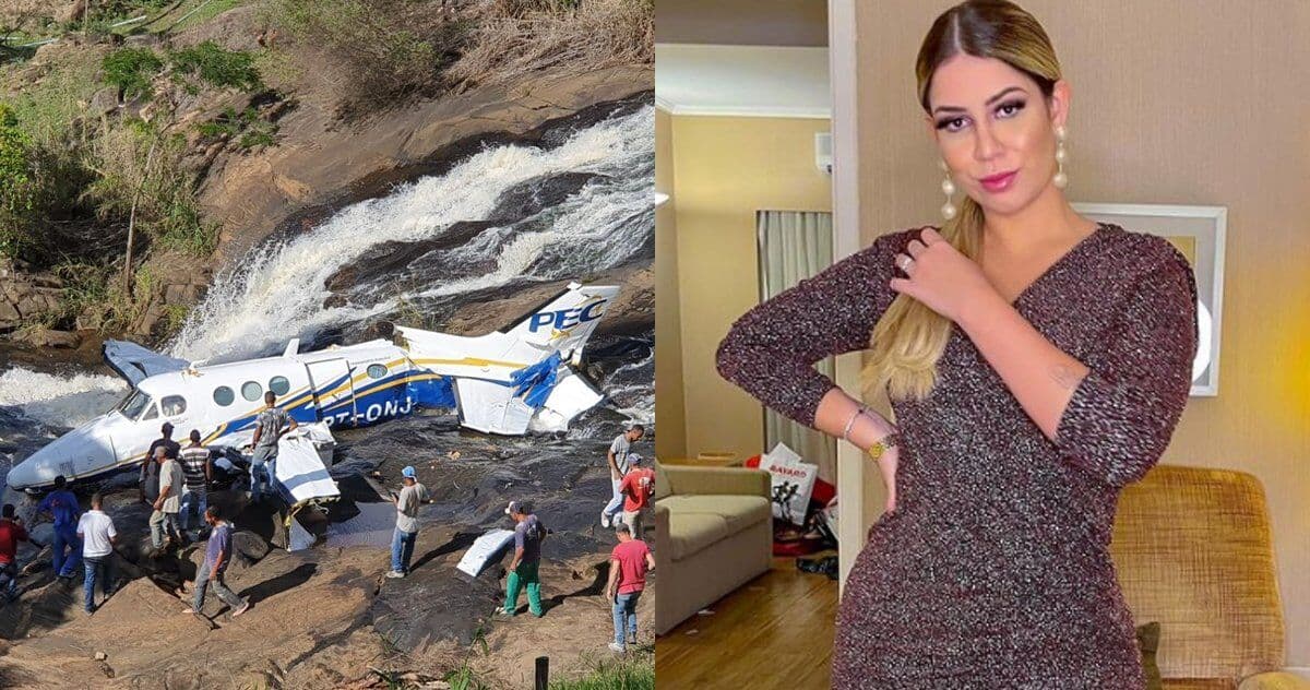 Marília Mendonça e mais quatro pessoas são resgatadas de avião que caiu em Minas Gerais