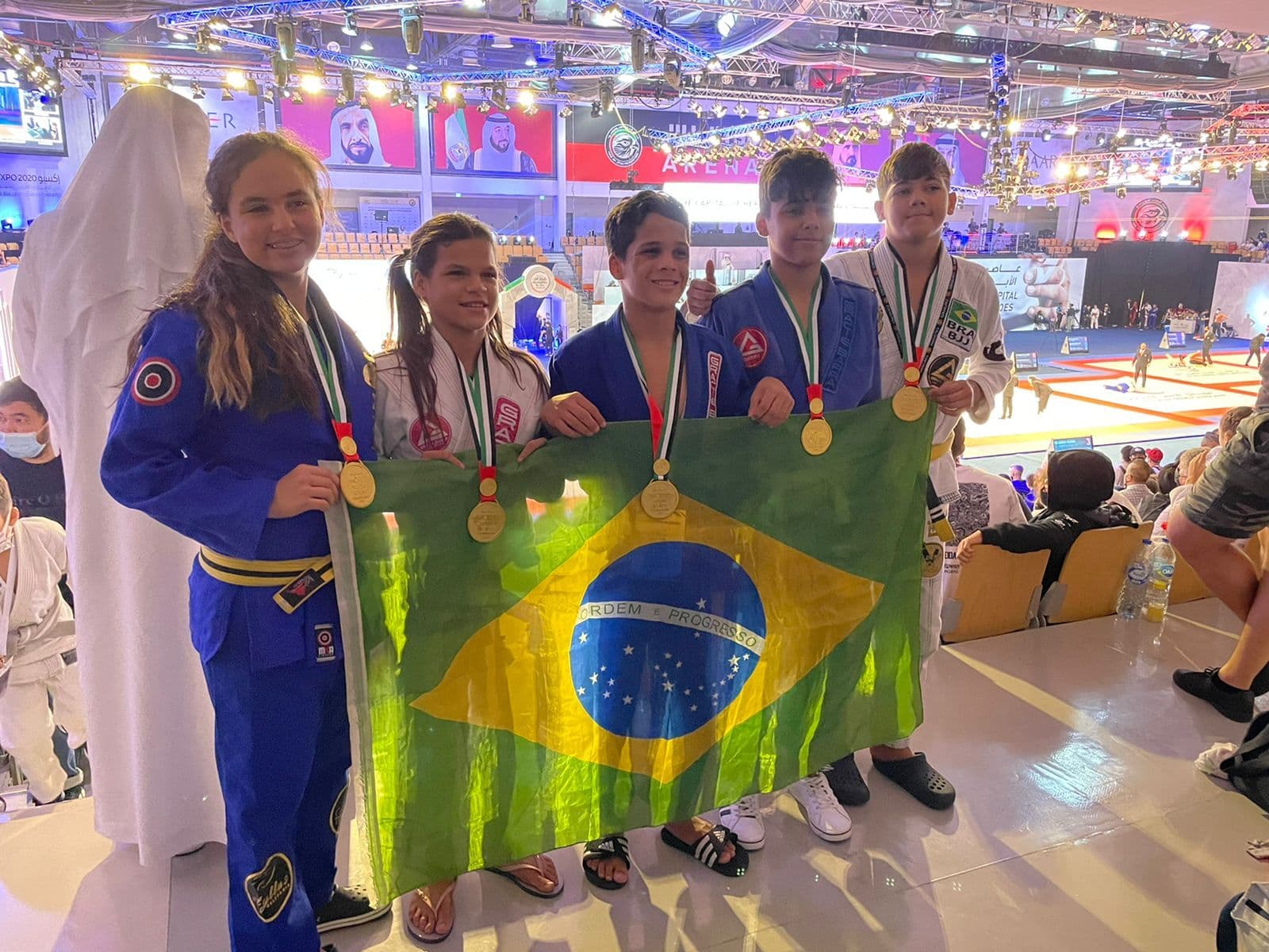 Paraibanos conquistam medalha de ouro em competição mundial juvenil em Abu Dhabi
