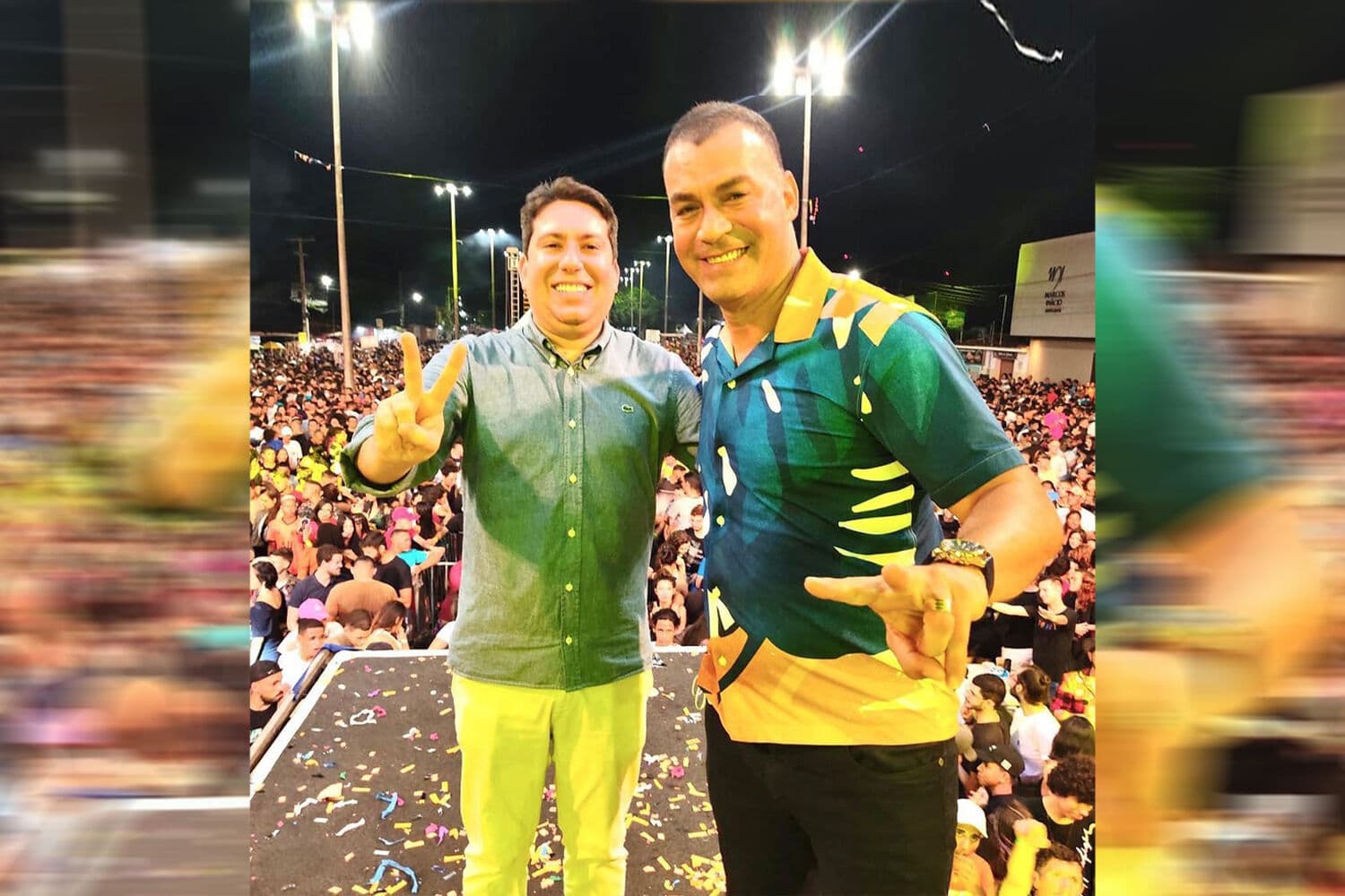 'Coração cachorro': em meio a nova variante e cancelamento de eventos de fim de ano, shows lotam praça pública de Sapé e provocam aglomerações