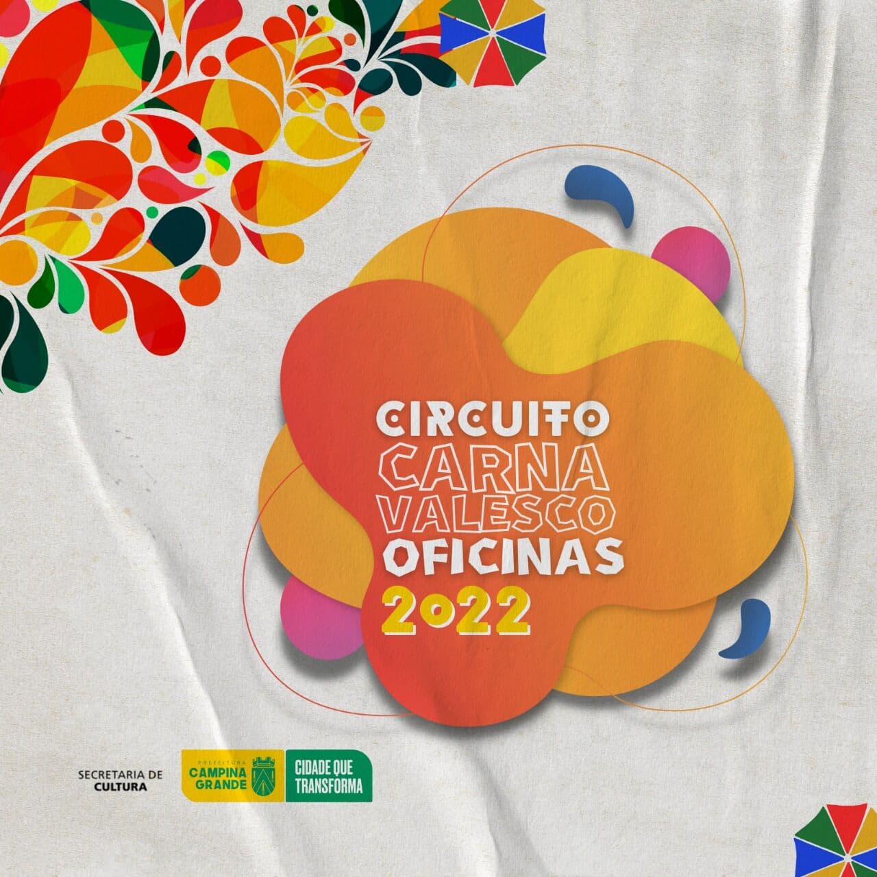 Prefeitura de Campina Grande lança programação das oficinas de Carnaval