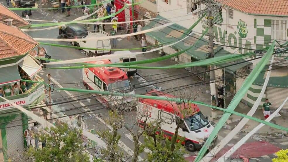 Após derrota do Palmeiras no Mundial, um homem é baleado e outro, detido no entorno do Allianz Parque, diz PM