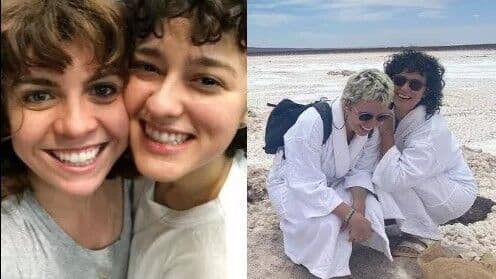 Renata Gaspar se casou com namorada na pandemia: ‘Moramos com mais três’