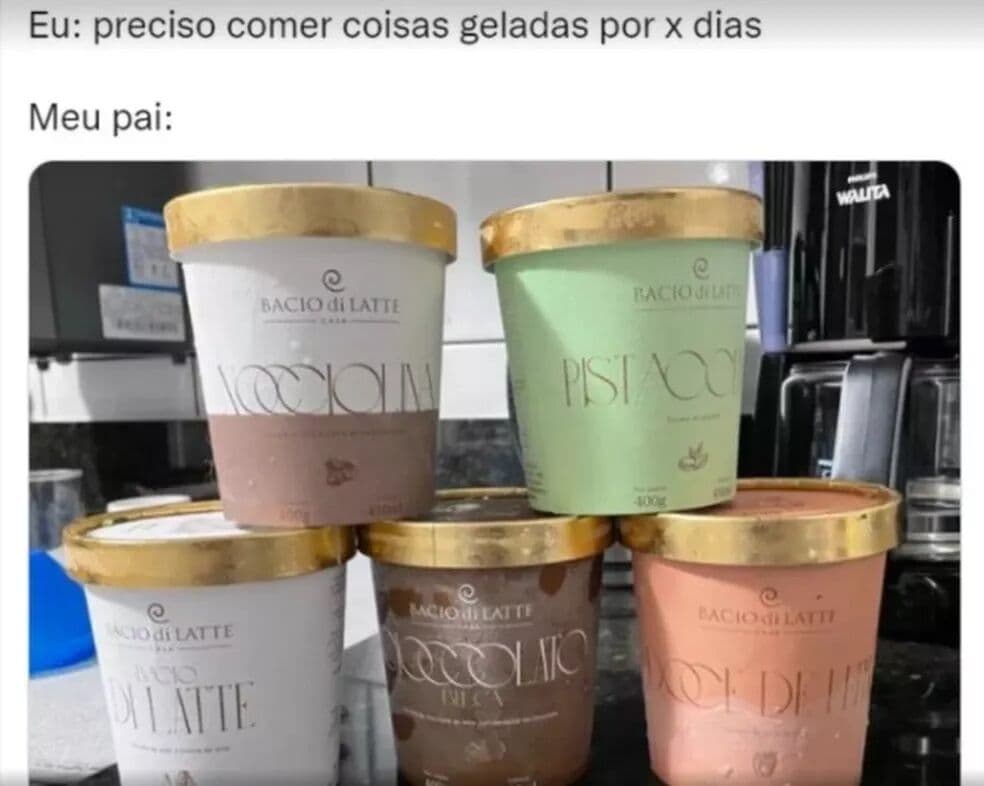 Mulher de SC que viralizou após publicar foto de sorvetes 'caros' quer poupar o pai de ataques na internet