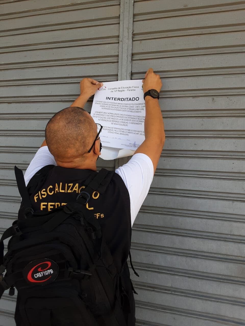 Academias são interditadas por não manter educador físico durante o funcionamento em Campina Grande