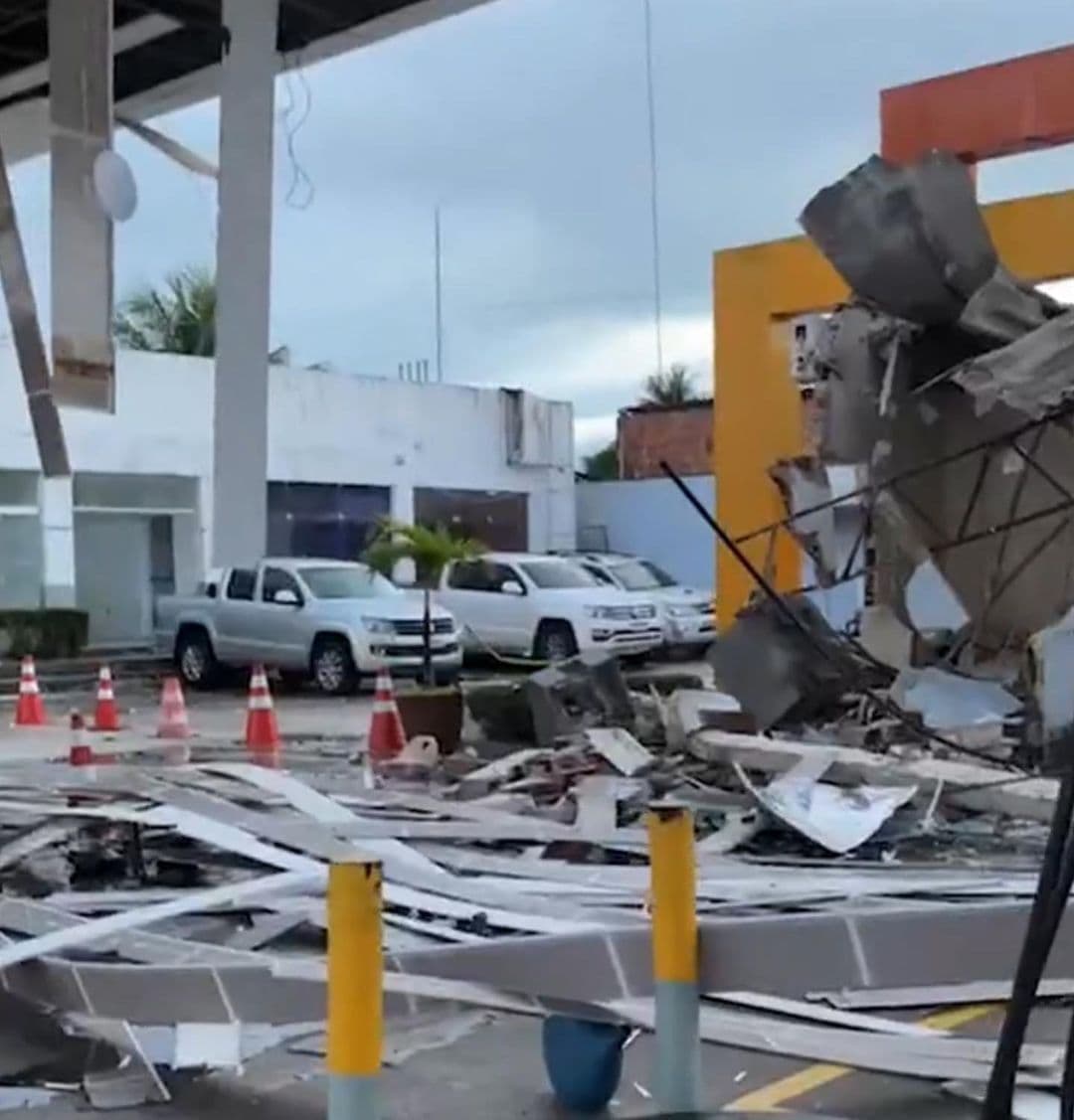 Bandidos explodem posto de combustíveis em João Pessoa