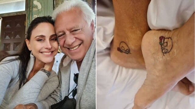 Antonio Fagundes faz sua primeira tatuagem e diz que também será a última