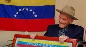 Mais velho do mundo, venezuelano que toma aguardente todos os dias completa 113 anos na sexta-feira