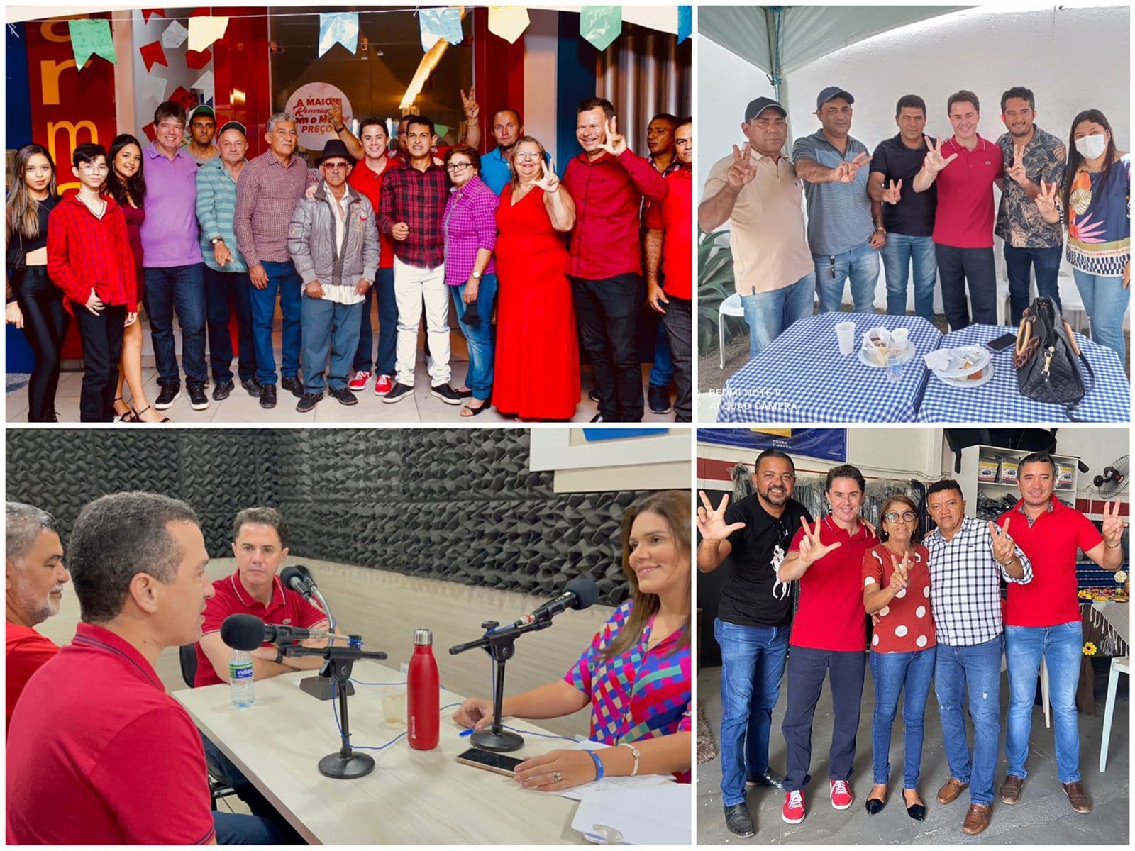 Veneziano recebe apoios, participa de eventos de São João e se reúne com lideranças em Patos e Baraúna