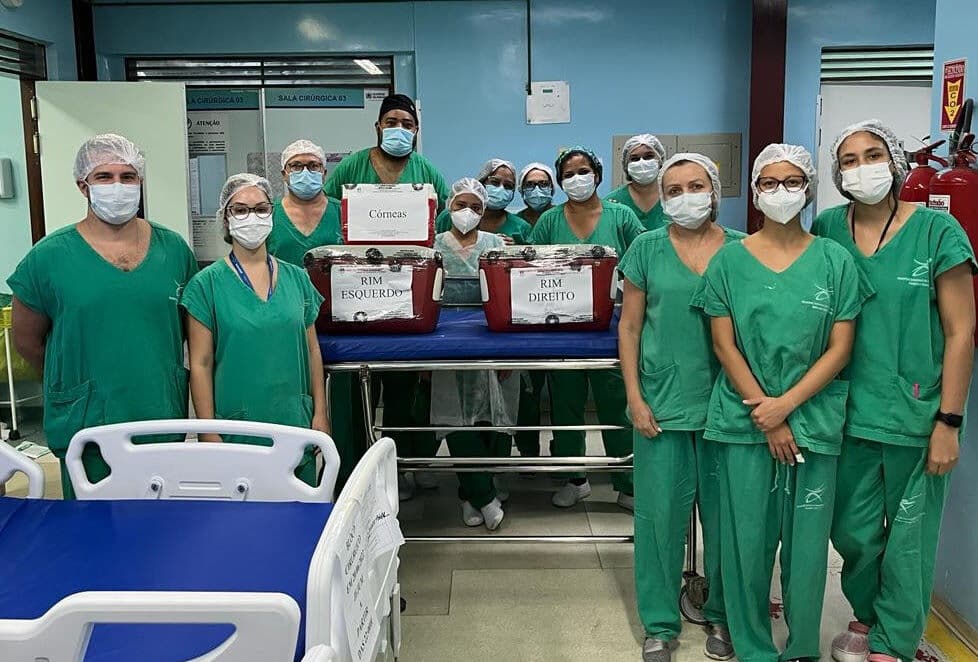 Doação de múltiplos órgãos registrada no Trauma de João Pessoa salva vida de mulher que estava na UTI