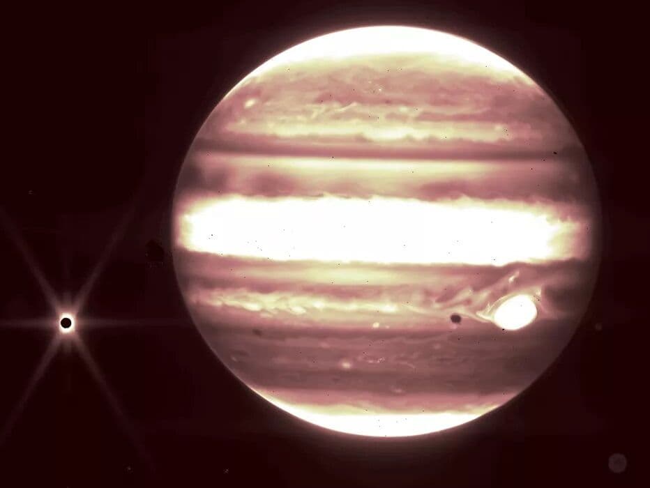 Veja as primeiras imagens de Júpiter feitas pelo telescópio James Webb