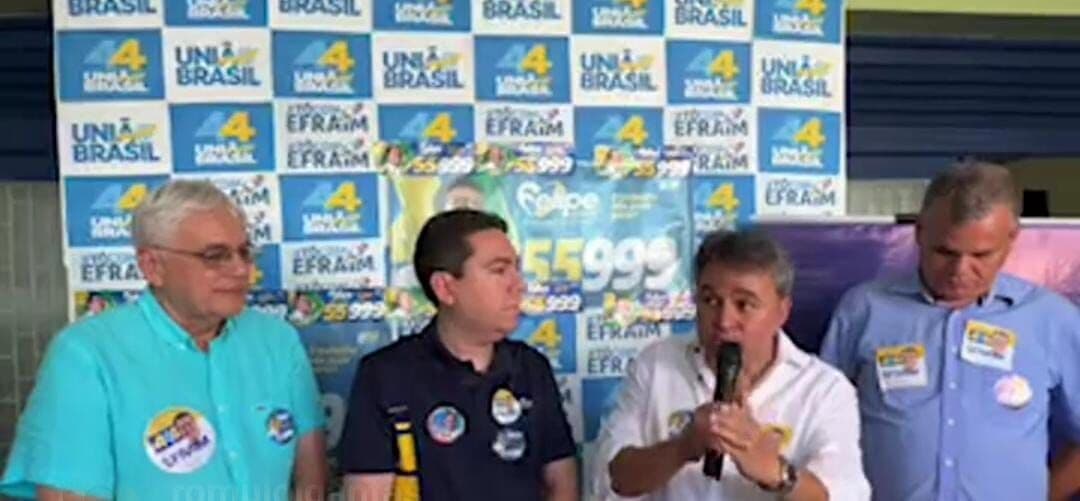 Deputado estadual Felipe Leitão anuncia apoio à candidatura de Efraim Filho para o Senado
