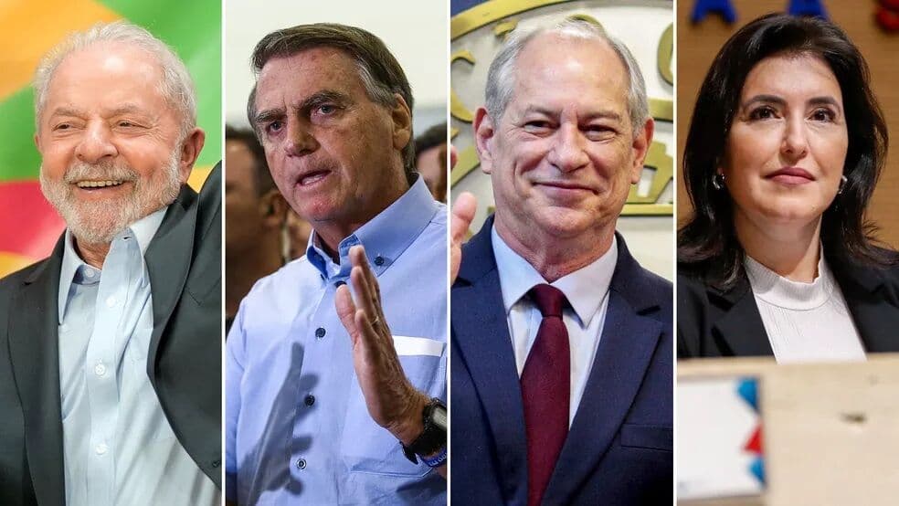 PoderData: Lula tem 44%; e Bolsonaro, 36%; Ciro Gomes 8% e Tebet 4%