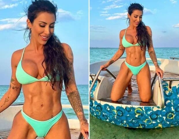 Jaque Khury mostra barriga trincada ao lembrar férias nas Maldivas