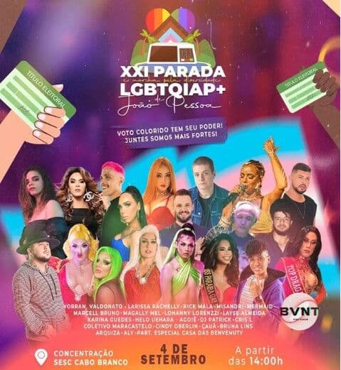Grupo de Mulheres anuncia que não vai participar este ano da Parada LGBT de João Pessoa