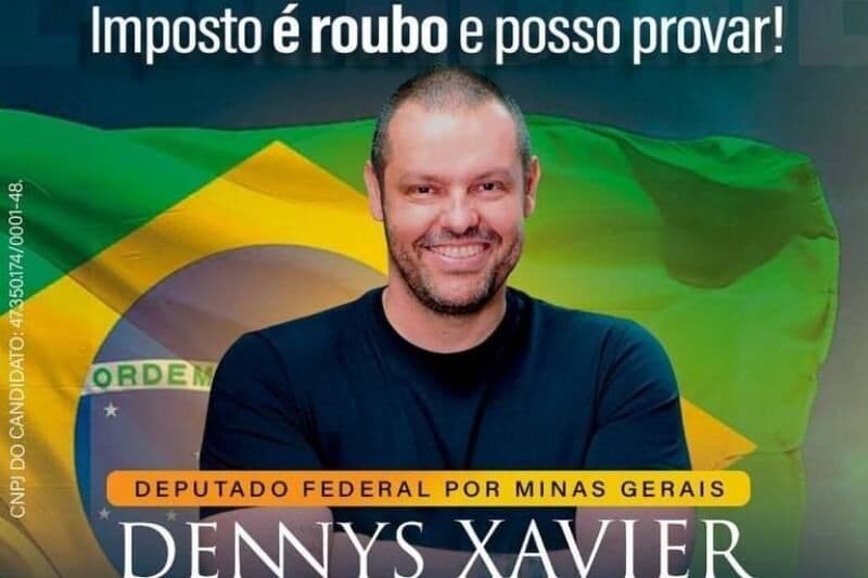 Candidato do Novo diz que imposto é roubo e sonegação é legítima defesa