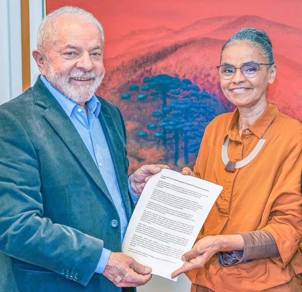 Lula e Marina Silva se reencontram e discutem propostas para o ambiente