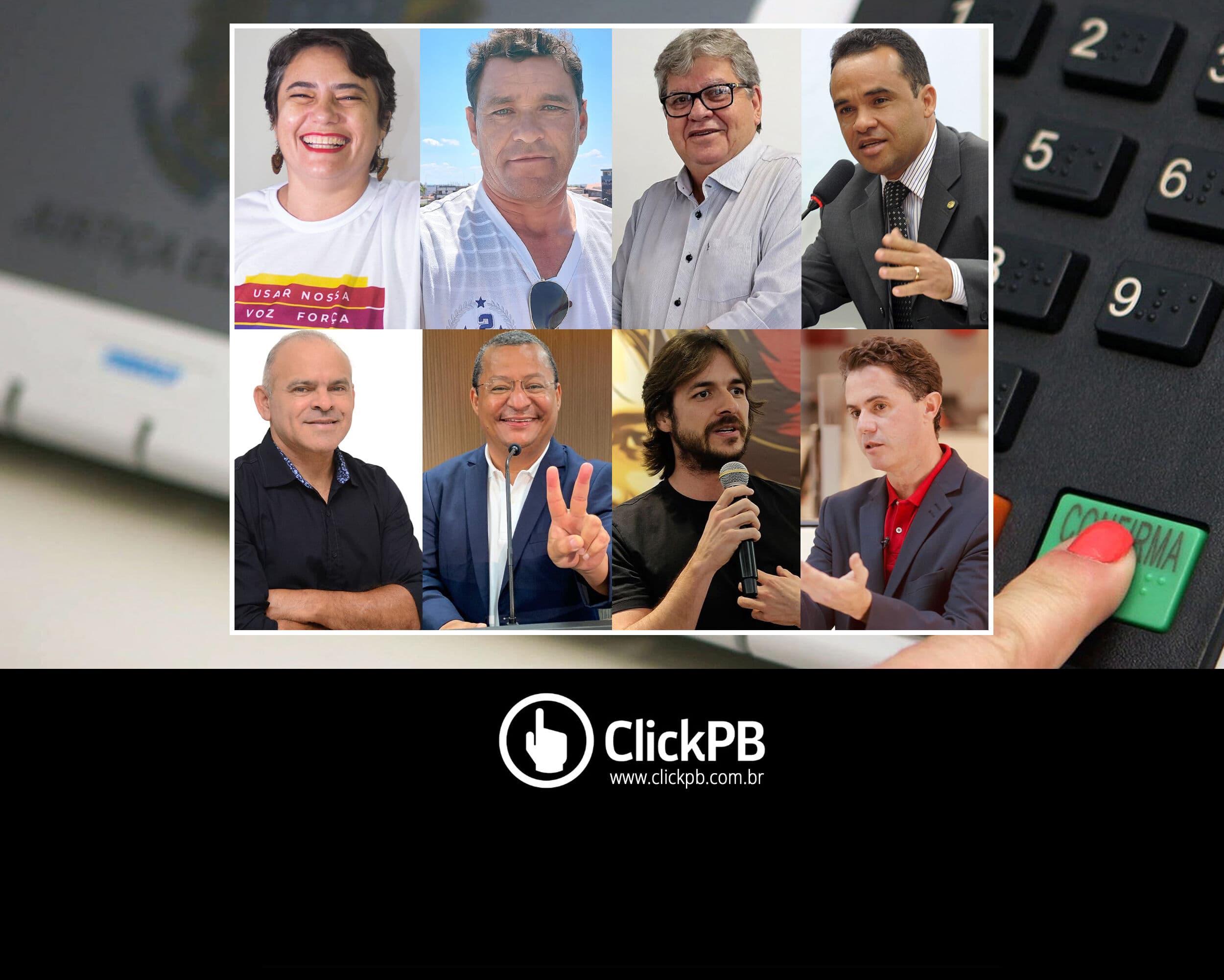 Veritá: João Azevêdo tem 34,1% das intenções de votos; Nilvan e Veneziano empatam em segundo lugar, com 22,2%