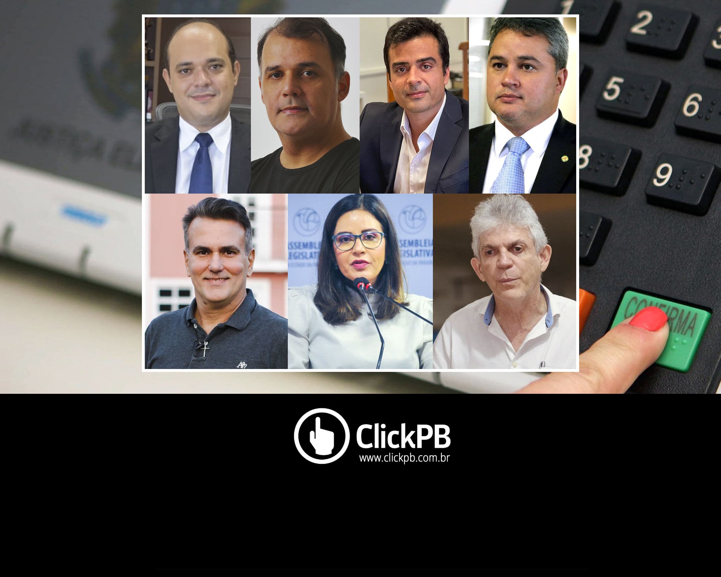 Veritá: Ricardo Coutinho tem 24,4% das intenções de votos; Efraim 19,7%; Pollyanna aparece com 13,4%