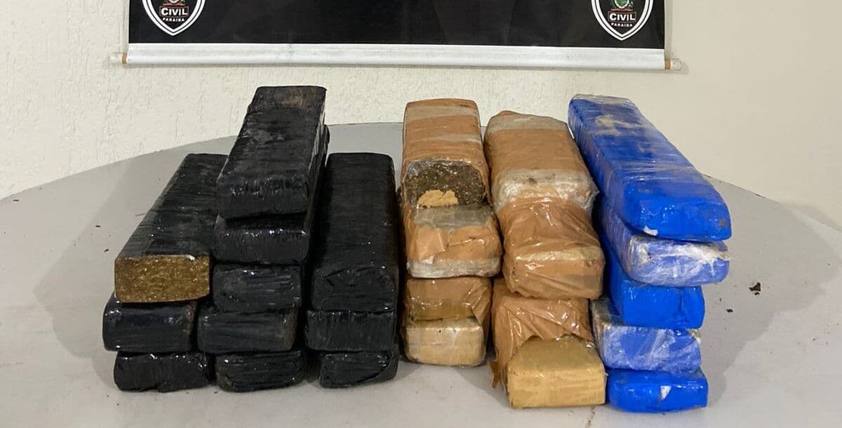 Polícia Civil apreende 25 tabletes de maconha em casa no município de Areia